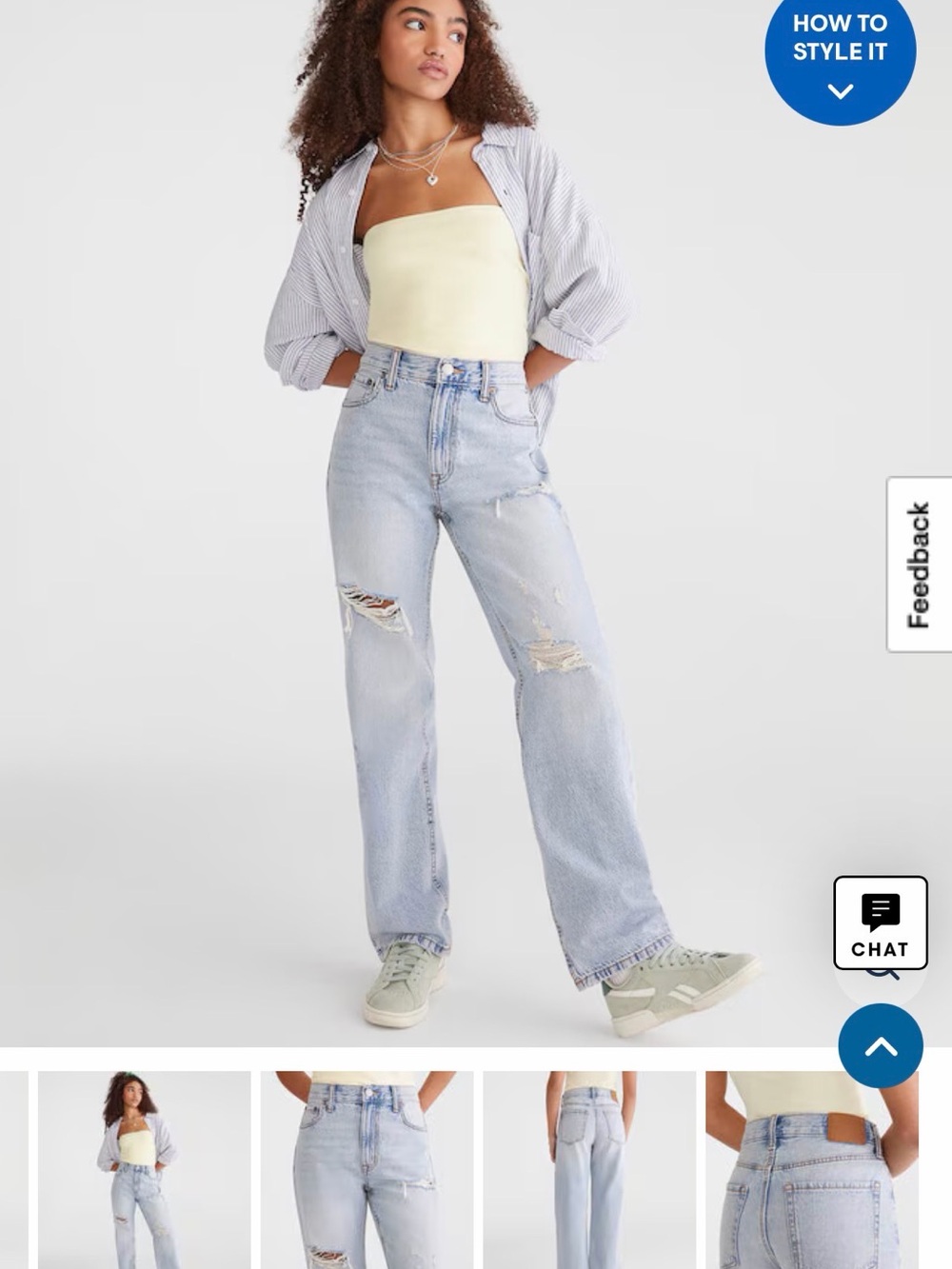 Aeropostale high rise baggy jeans